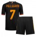 Maillot de foot AS Roma Lorenzo Pellegrini #7 Troisième vêtements enfant 2023-24 Manches Courtes (+ pantalon court)